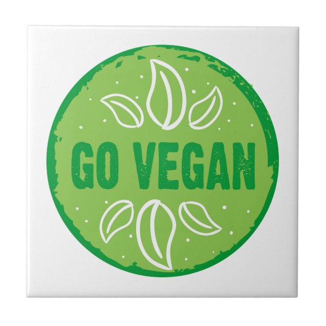 Vegan Fliese (Vorderseite)