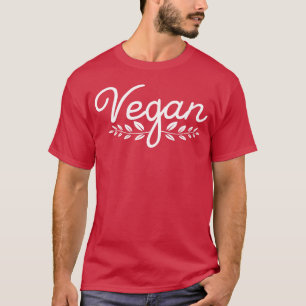 Vegan Floral Vegan Vegetarisch Tier Waren Frauen f T-Shirt