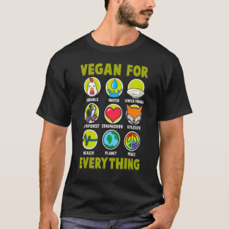 Vegan For Everything Proud Vegan 5 T-Shirt