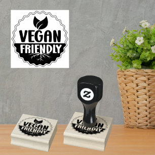 Vegan freundlich gummistempel