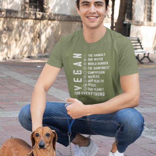 Vegan für alle Pflanze T-Shirt (Von Creator hochgeladen)