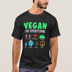 Vegan Für Alles Bio-Lebensmittel Herbivore Gemüse T-Shirt