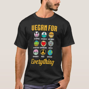 Vegan für alles Stolzer Veganer 2 T-Shirt
