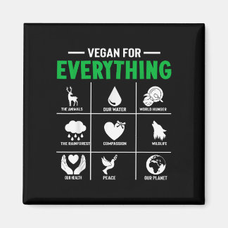 Vegan für alles - vegan vegetarisch magnet