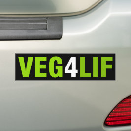 Vegan für das Leben, Veganer Aktivismus Autoaufkleber