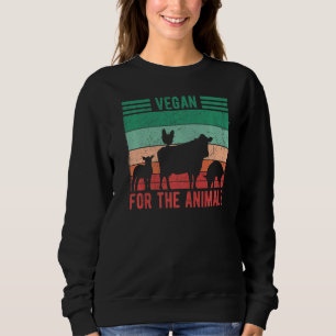 Vegan für die Tiere Sweatshirt