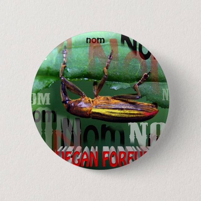 vegan für immer button (Vorderseite)