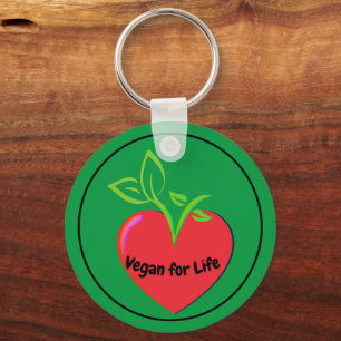 Vegan für Life-Schlüsselring Schlüsselanhänger
