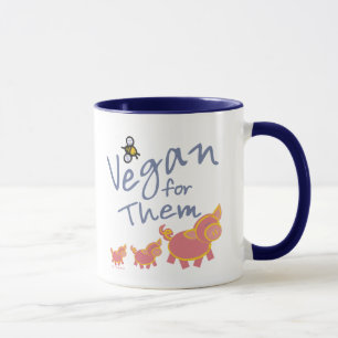 Vegan für Tiere Tasse