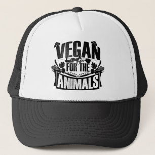 Vegan für Tiere Truckerkappe