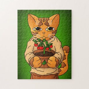 Vegan Gartenkatze