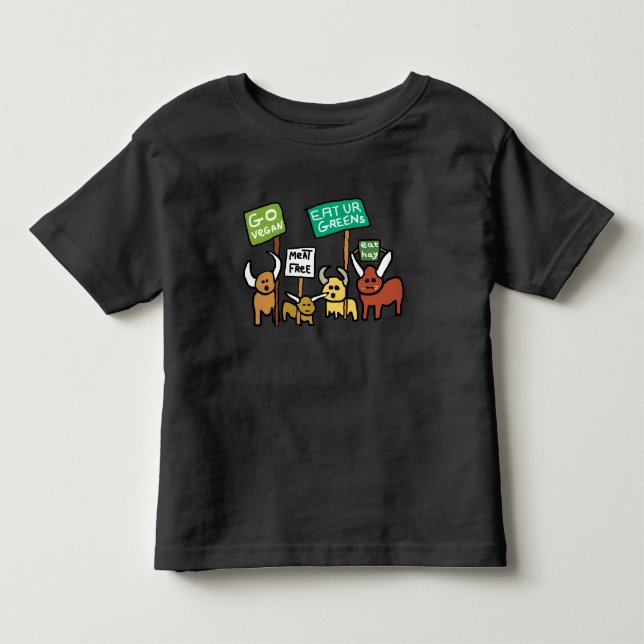 Vegan gehen kleinkind t-shirt (Vorderseite)