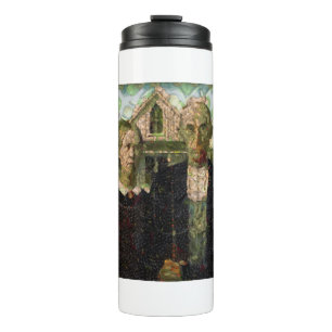 Vegan Gothic Fine Art Parodie Thermosbecher