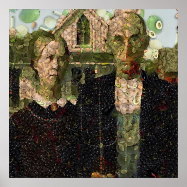 Vegan Gothic Fine Art Spoof Poster (Vorne)