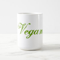 Vegan. Grün. Slogan. Gewohnheit