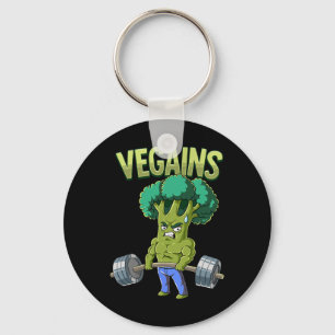 Vegan Gym Bodybuilding Vegains Schlüsselanhänger
