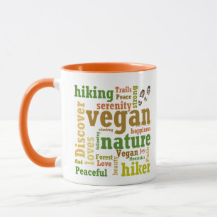 Vegan Hiker Mot Cloud Mug