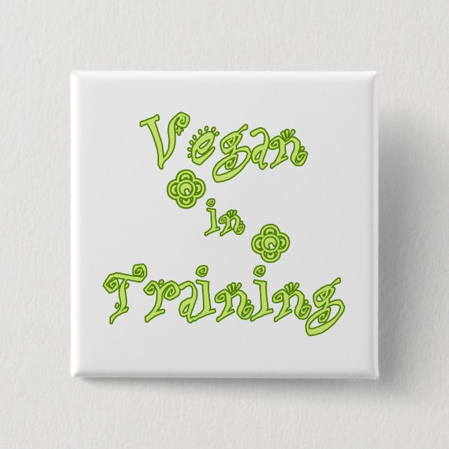Vegan in der Ausbildung Button (Vorderseite)