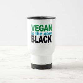 Vegan ist das neue Schwarz Reisebecher