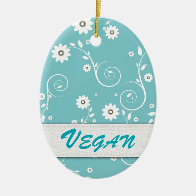 Vegan Keramikornament (Vorne)