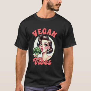 Vegan Life Vegetarischer Brokkoli Pflanzlich Basis T-Shirt