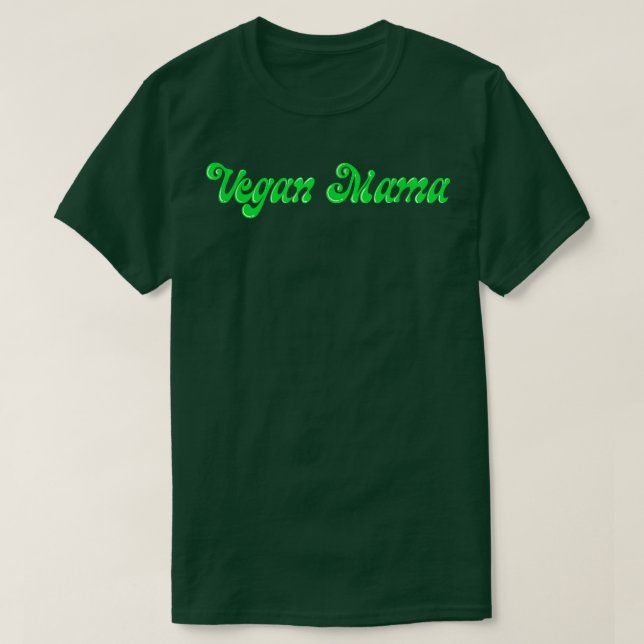 Vegan Mama WFPB Vegetarian Herbivore, ganz Food T-Shirt (Design vorne)
