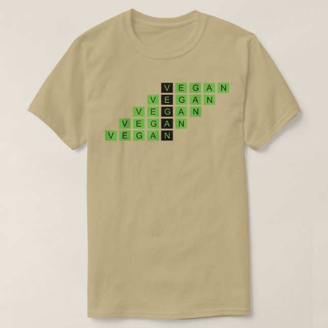 Vegan, Organic, No Meat, Vegan, vegetarian  T-Shirt (Design vorne)