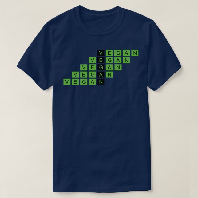 Vegan, Organic, No Meat, Vegan, vegetarian  T-Shirt (Design vorne)