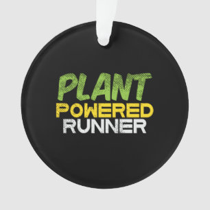 Vegan - Pflanze Powered Runner Ornament