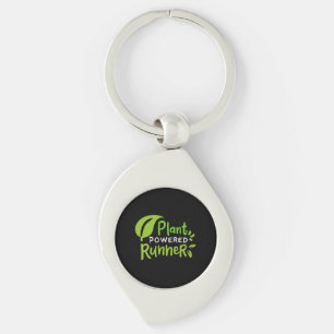 Vegan - Pflanze Powered Runner Schlüsselanhänger