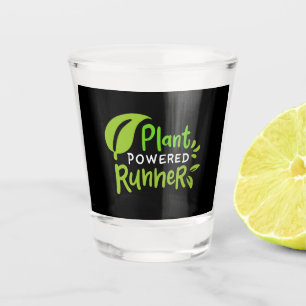 Vegan - Pflanze Powered Runner Schnapsglas