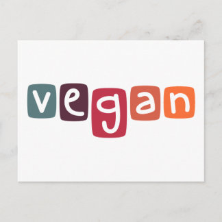 Vegan Postkarte