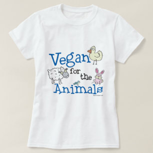 Vegan pour le T-shirt Animals
