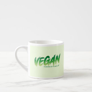 Vegan - Powered by Pflanze Espressotasse