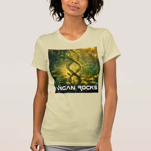 VEGAN ROCKS T-Shirt (Vorderseite)