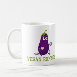 Vegan Runner Eggplant Kaffeetasse