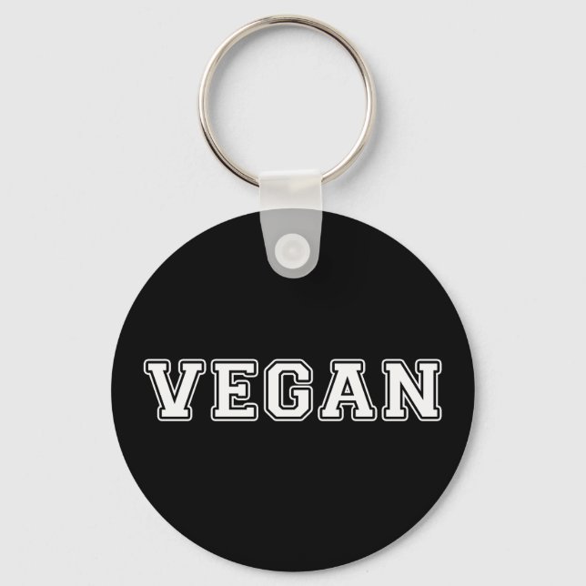 Vegan Schlüsselanhänger (Vorderseite)