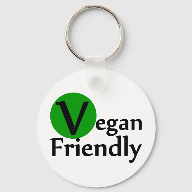 Vegan Schlüsselanhänger (Vorderseite)