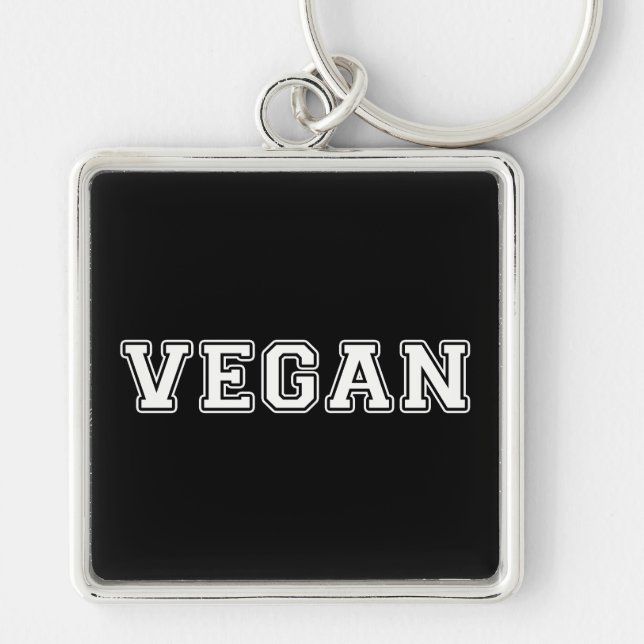 Vegan Schlüsselanhänger (Vorne)