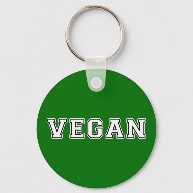 Vegan Schlüsselanhänger (Vorderseite)