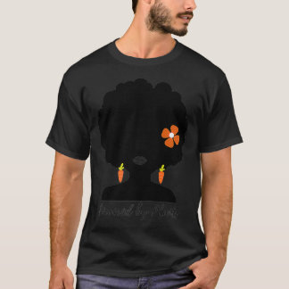 Vegan Schwarze Amerikanerin Vegetarierin Afro3 T-Shirt