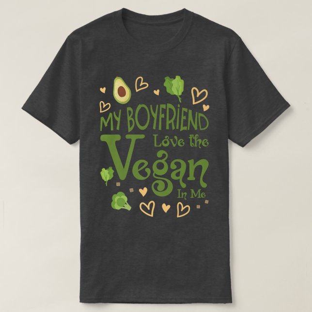 Vegan Soy Avocado Broccoli Pflanze Based Lifestyle T-Shirt (Design vorne)