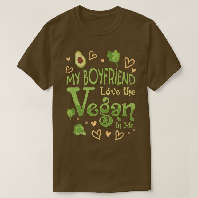 Vegan Soy Avocado Broccoli Pflanze Based Lifestyle T-Shirt (Design vorne)