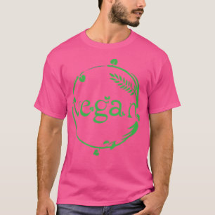 Vegan Tet Green Blätter Vegetarische Veganismus T-Shirt