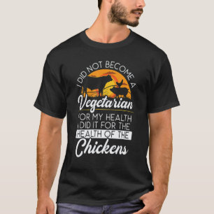 Vegan-Tierrechte-Gemüse-Vegetarier T-Shirt