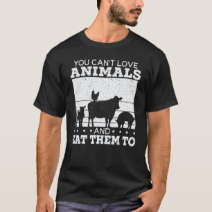 Vegan Tierrechte Veganismus Vegetarisch T-Shirt