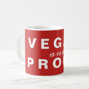 Vegan und stolz kaffeetasse