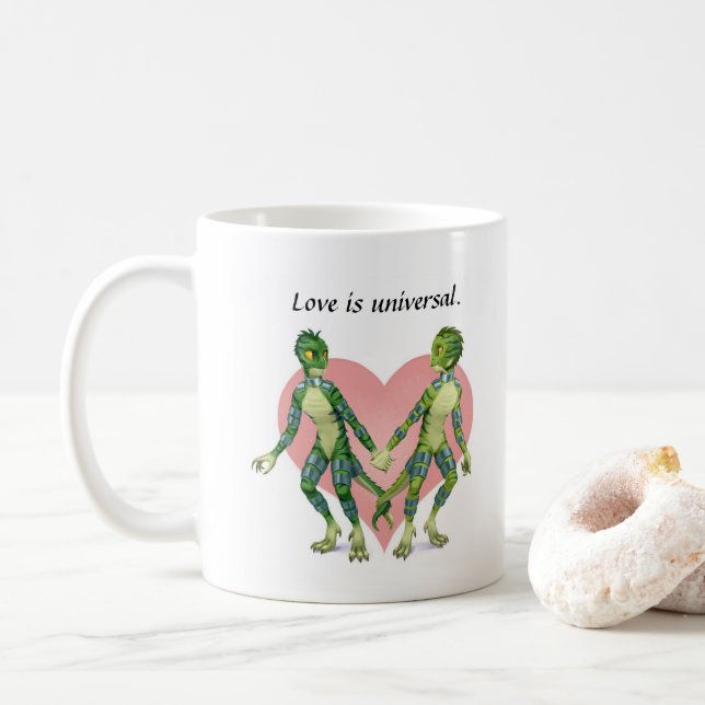 Vegan Valentine's Mug (Avec donut)