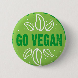 Vegan, vegan, vegetarisch, vegetarisch, button