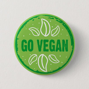 Vegan, vegan, vegetarisch, vegetarisch, button